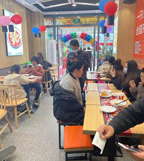 熱烈祝賀湖北仙桃如意餛飩加盟店盛大開業，預祝老板生意興隆！