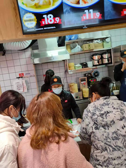 熱烈祝賀河南鄭州如意餛飩瀚海海尚店盛大開業，祝老板財源廣進！